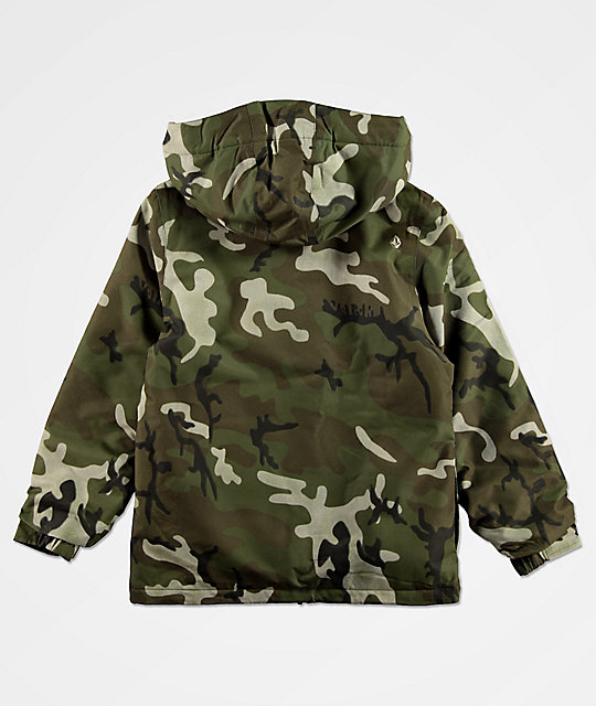 volcom snowboard jacket camo