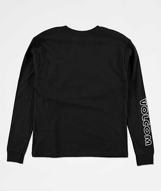 long sleeve black sweatshirt