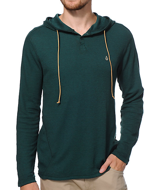 thermal hooded shirt