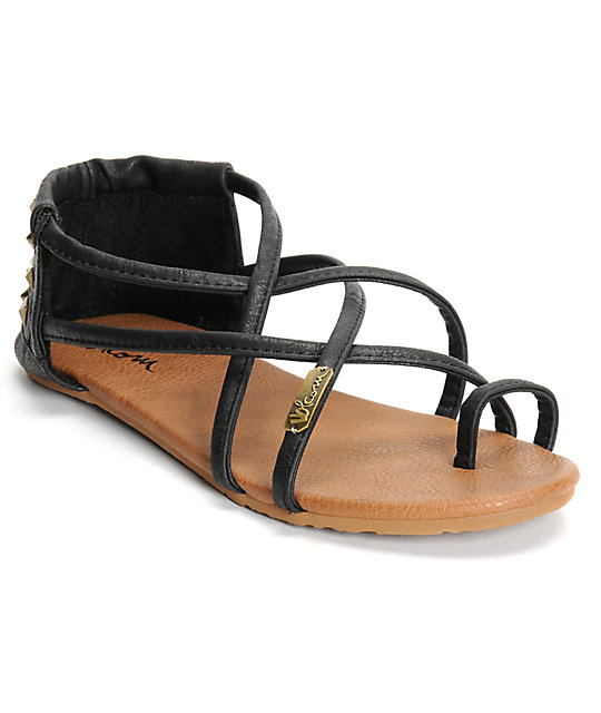 Volcom Chill Out Black Sandals | Zumiez