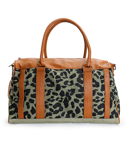 Volcom Drifter Cheetah Print Duffle Bag | Zumiez