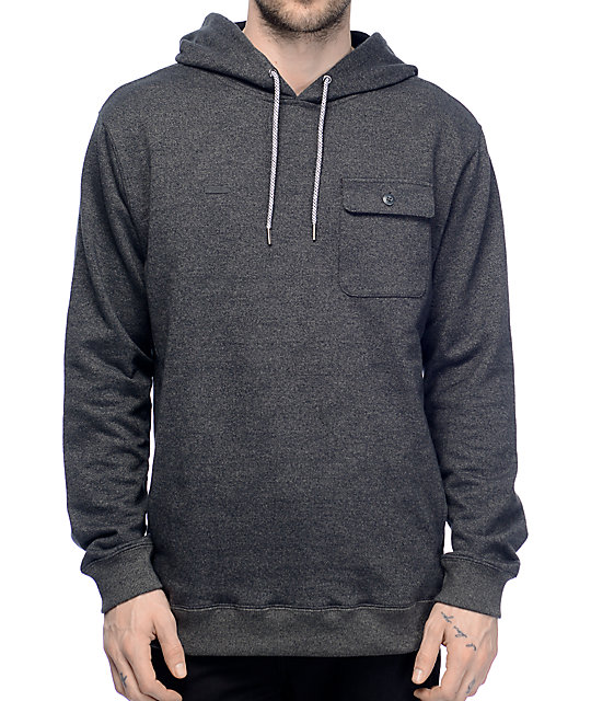 hoodie with chest pocket