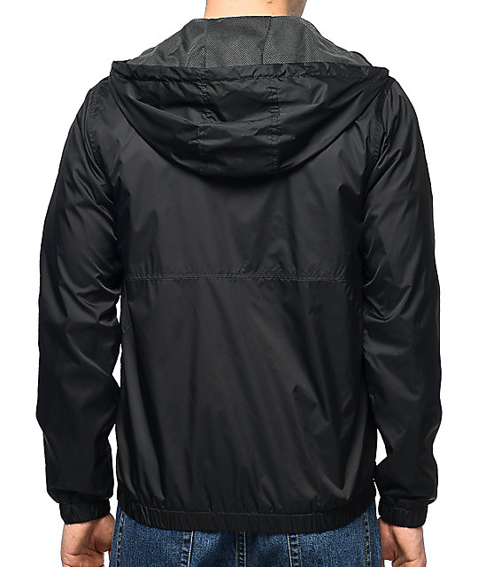 Volcom Ermont Black Windbreaker Jacket | Zumiez