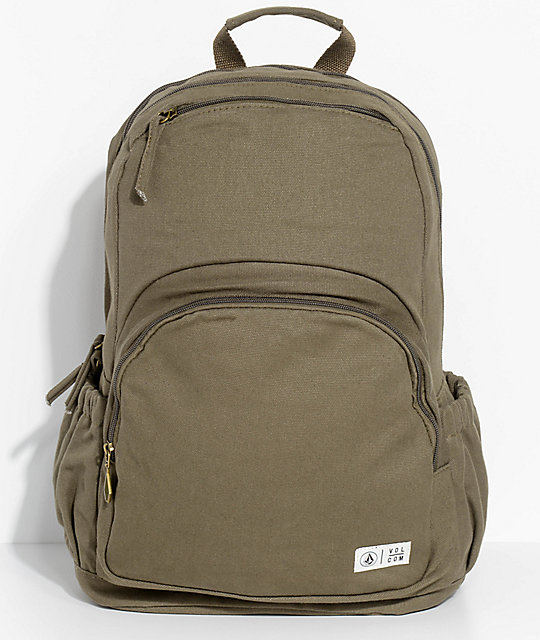 volcom fieldtrip canvas backpack