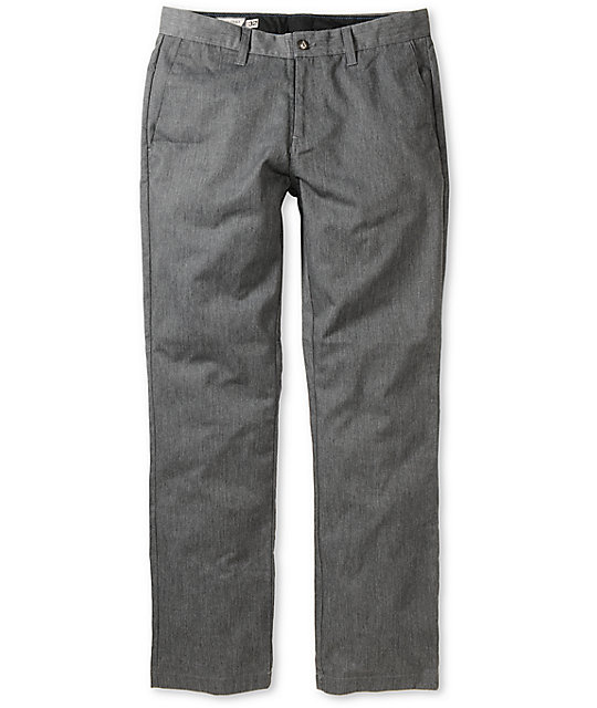 charcoal chino pants