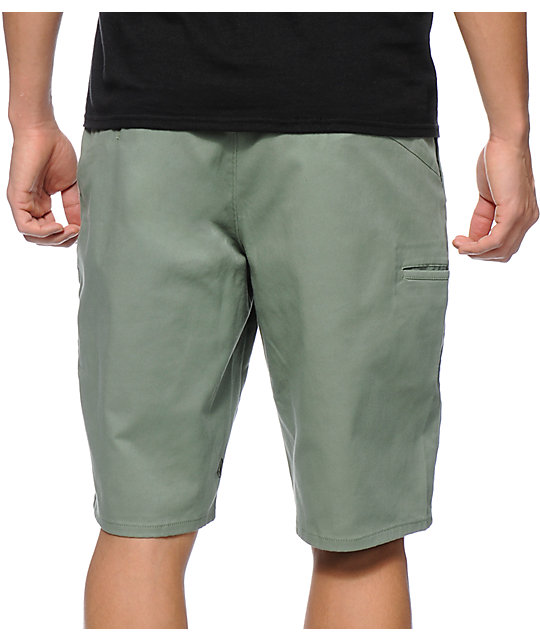 Volcom shorts with cell phone clearance pocket