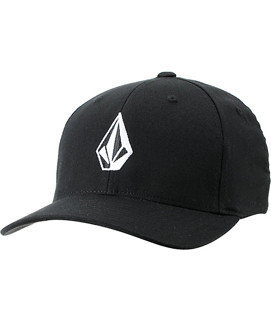 Volcom Full Stone Black Flexfit Hat | Zumiez