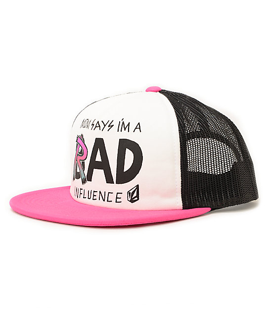 Volcom Girls Shhh Its A Hat Rad Influence Trucker Hat | Zumiez