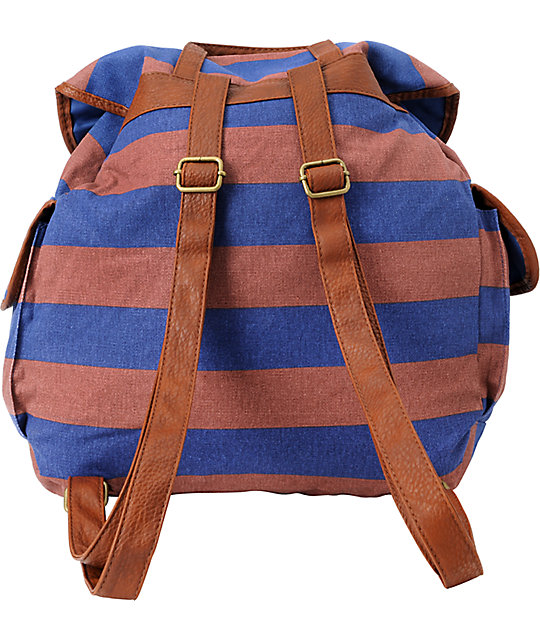 striped rucksack