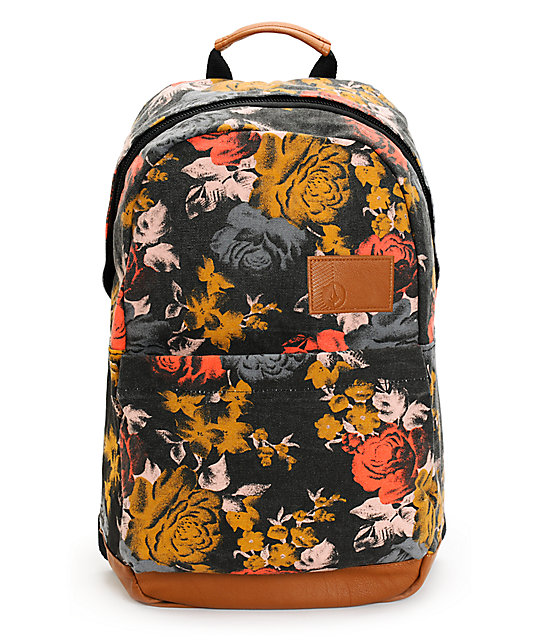 Volcom Going Back Floral Laptop Backpack | Zumiez