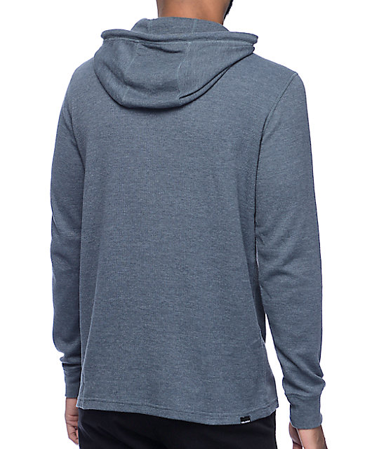 men's hooded thermal shirt