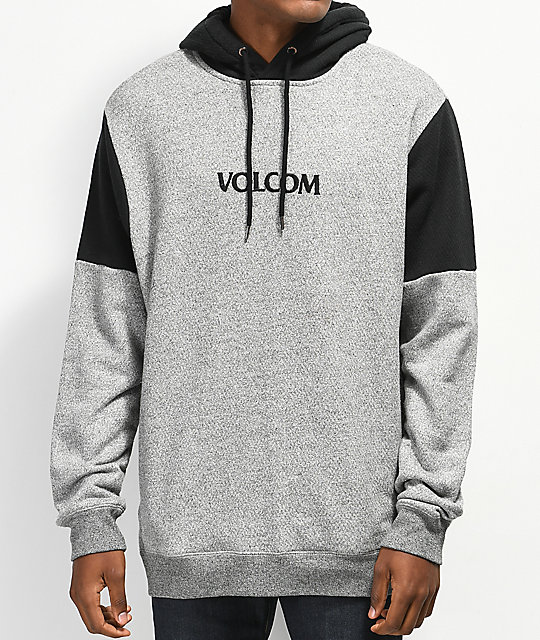 Volcom Mens Profile Pullover Hooded Fleece Sweatshirt