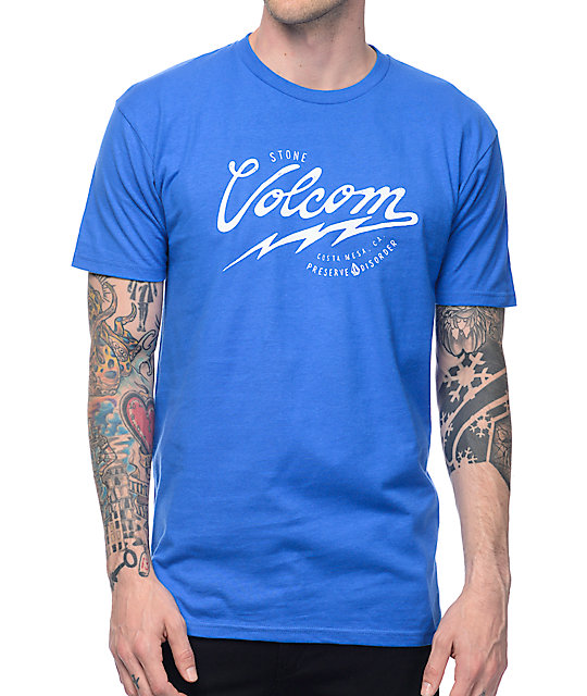 Volcom Seal Royal Blue T-Shirt | Zumiez