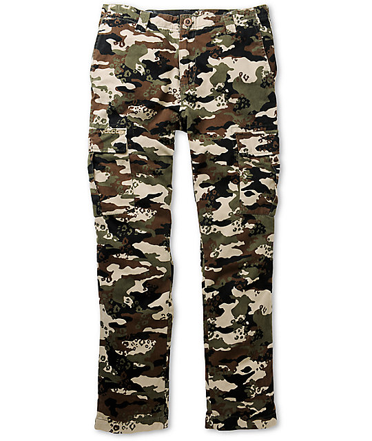 Volcom Slargo Camo Skinny Fit Cargo Pants | Zumiez