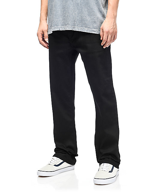 Volcom Solver Black Denim Jeans | Zumiez