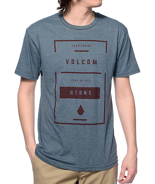 Volcom Splinter Blue T Shirt Zumiez volcom splinter blue t shirt zumiez