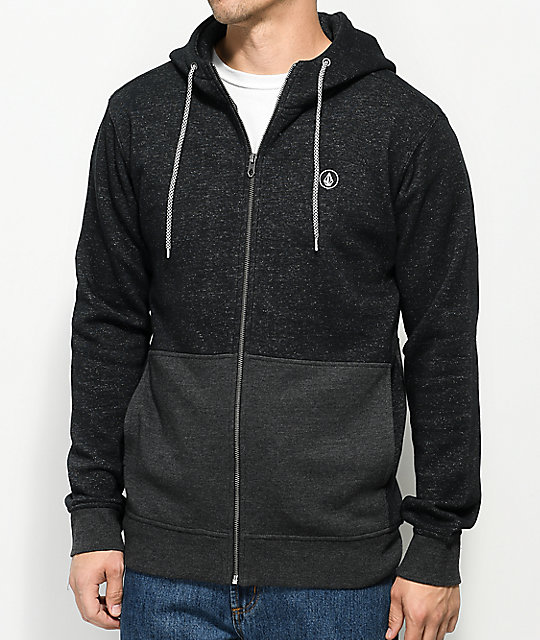 volcom hoodie zip up