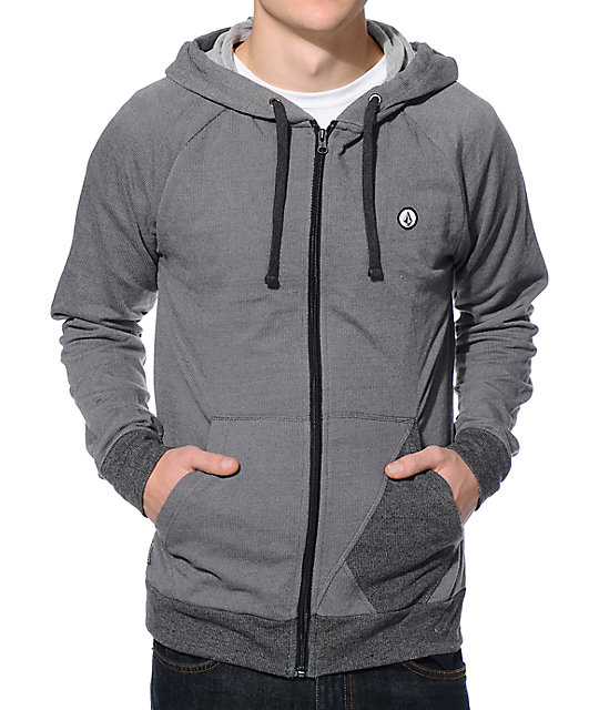 volcom grey hoodie