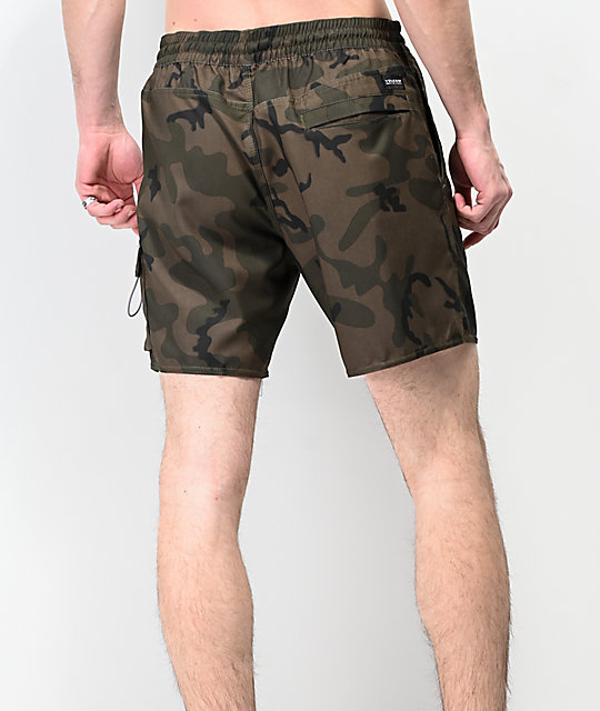 volcom camo board shorts