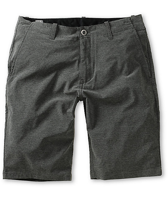 Volcom V2S Fruckin Black Drip Hybrid Shorts