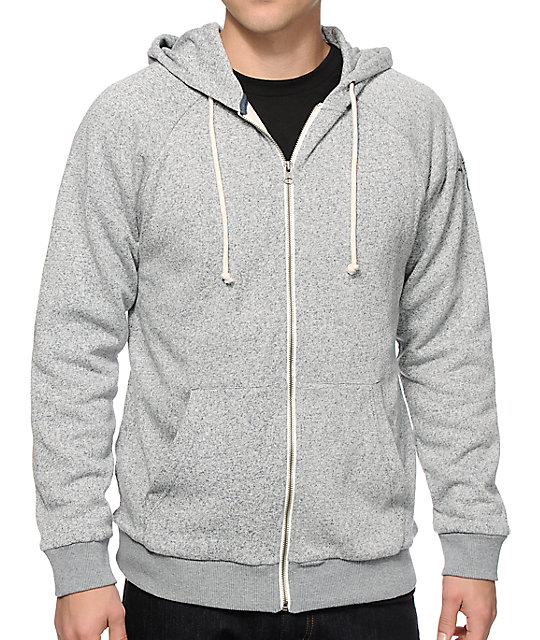 thermal zip up hoodie