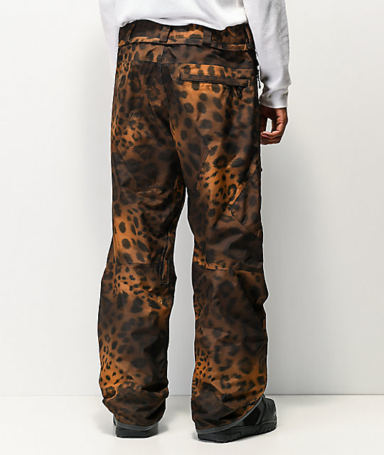 cheetah print ski pants