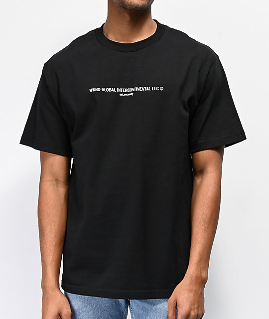 WKND Global Black T-Shirt | Zumiez