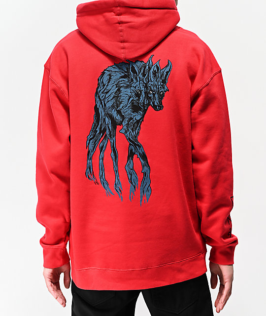 red wolf hoodie