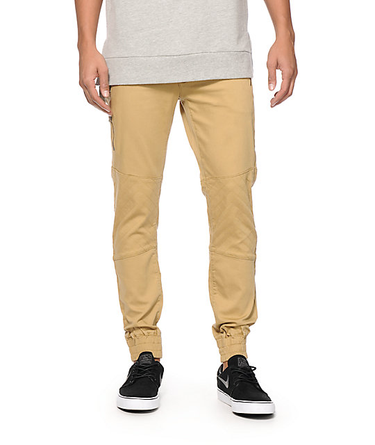 moto twill joggers