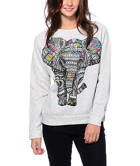 elephant sweatshirt womens