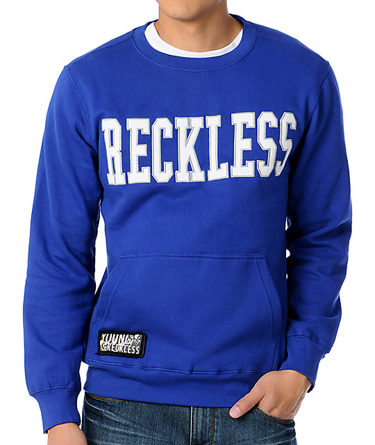 young and reckless crew neck