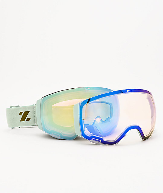 snowboard goggles mirrored
