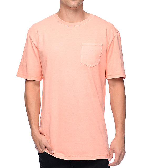 peach shirt