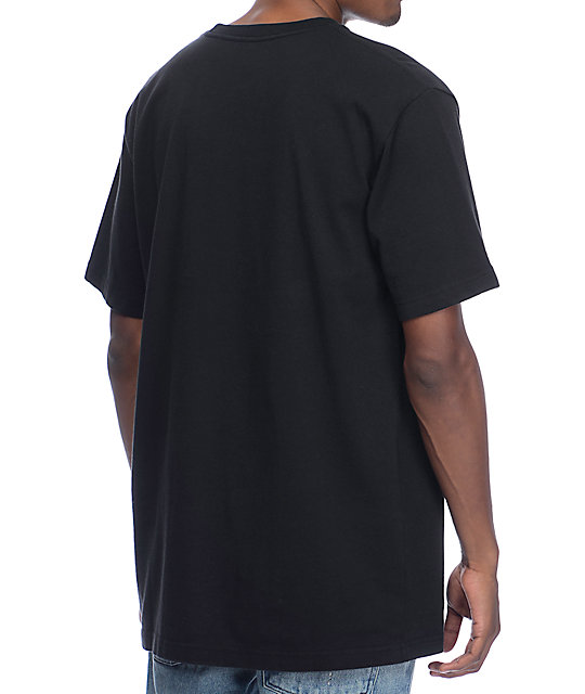 Zine Boxed Black Boxy Fit T-Shirt | Zumiez