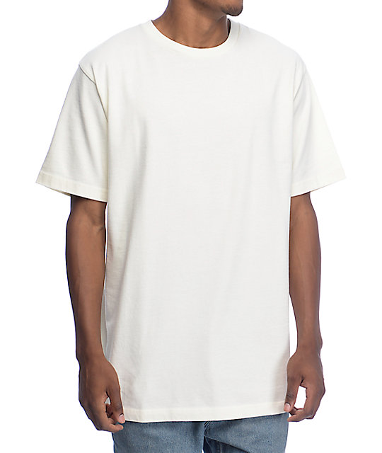 Zine Boxed Off-White Boxy Fit T-Shirt | Zumiez