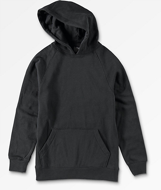 zine black hoodie