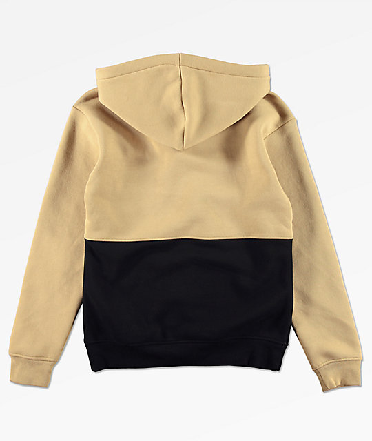 boys khaki hoodie