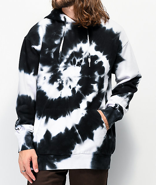 black and white tie dye tracksuit