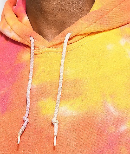 zine castle tie dye hoodie