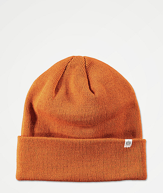 orange wooly hat