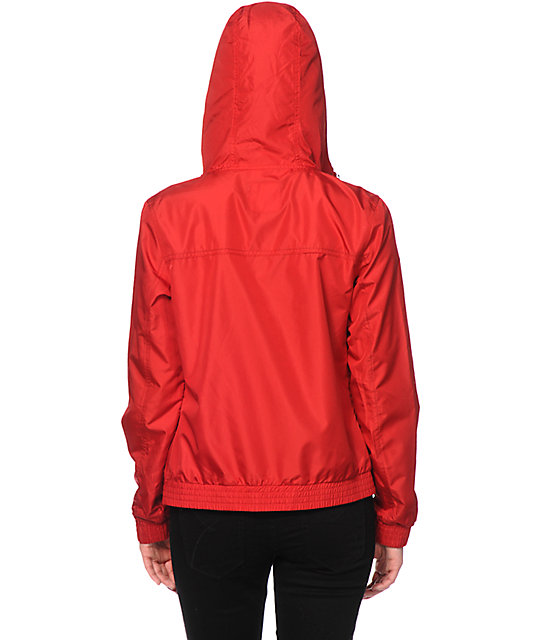 Zine Jester Red Windbreaker Jacket | Zumiez