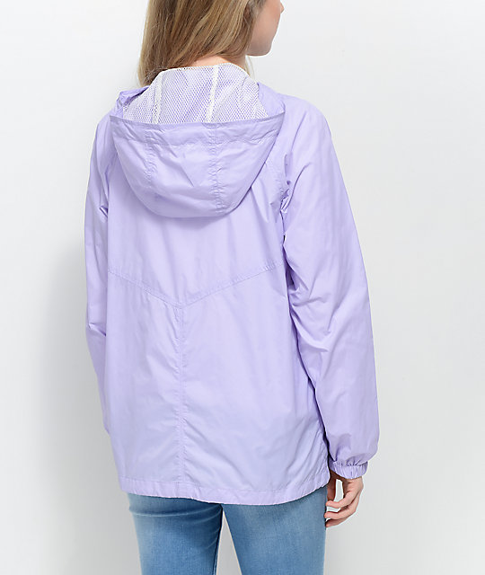Zine Lenore Lavender Windbreaker Jacket | Zumiez