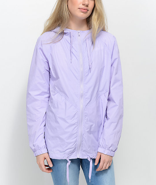 Zine Lenore Lavender Windbreaker Jacket | Zumiez