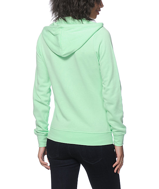 Zine Light Lime Zip Up Hoodie | Zumiez