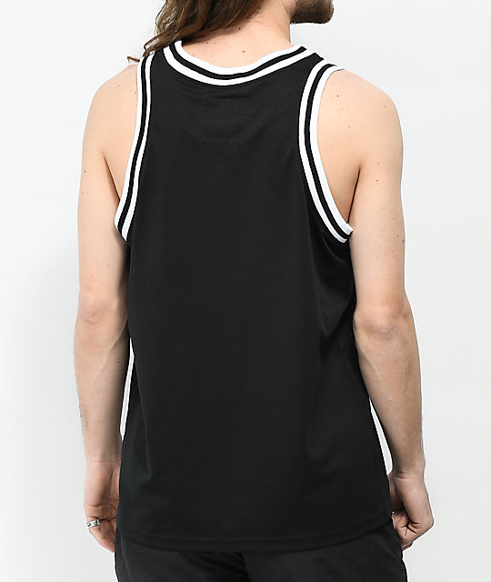 black basketball jersey