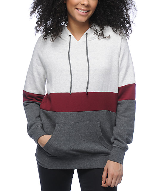 sudaderas color vino