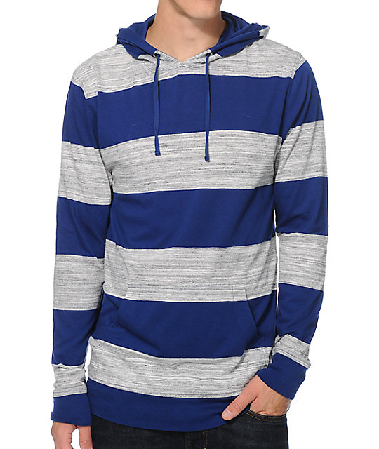 striped hooded shirt