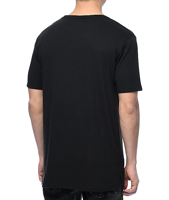 Zine Split Black T-Shirt | Zumiez