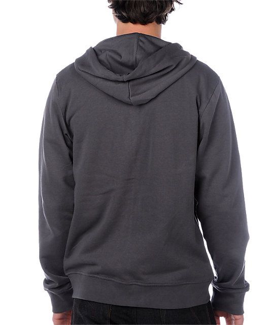 solid grey hoodie