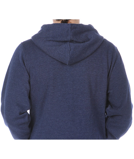 solid navy blue hoodie